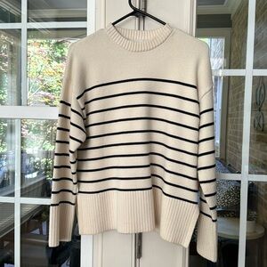 Zara Striped Sweater XS (oversized and fits an S and M perfectly too)